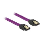 DeLock 7-Pin SATA III - 7-Pin SATA III 100cm Μωβ 83692 - Image 2