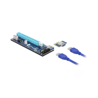 DeLock PCI Express x1 προς x16 με 60 εκ. USB 41430