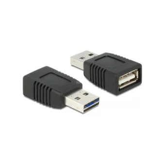DeLock Μετατροπέας USB-A female σε USB-A male 1τμχ 65965