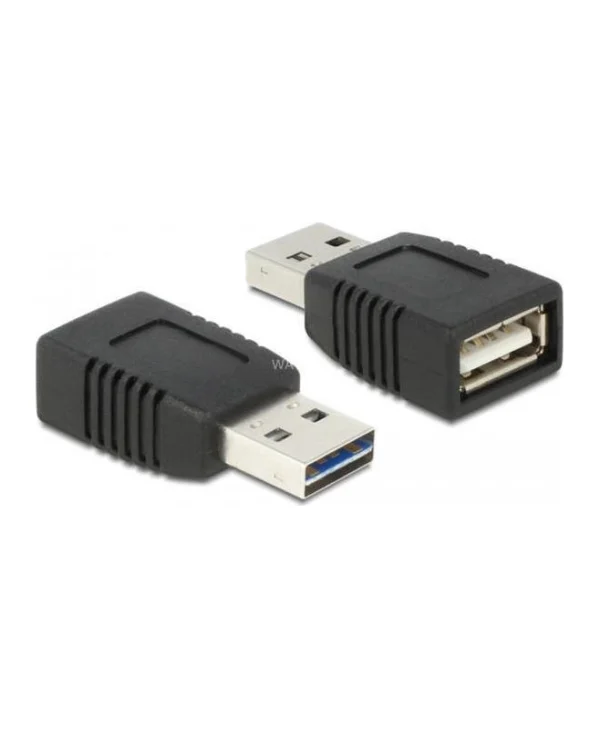 DeLock Μετατροπέας USB-A female σε USB-A male 1τμχ 65965