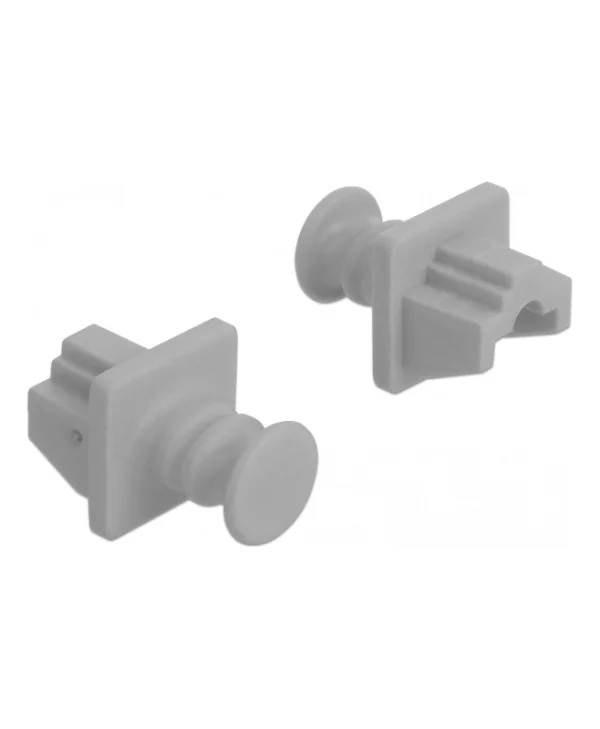 DeLock Κάλυμμα βυσμάτων Grey 10 Pieces 86508