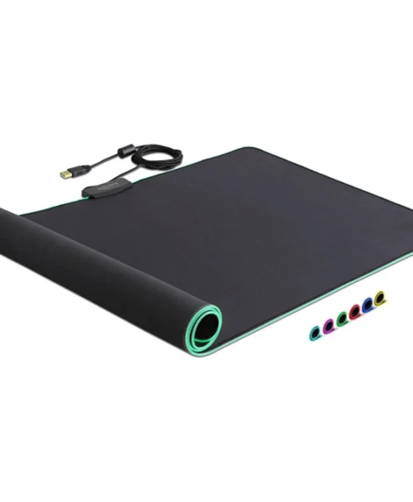 DeLock RGB Gaming Mouse Pad XXL (920mm) με RGB Φωτισμό Μαύρο 12555