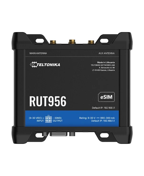 Teltonika RUT956 Ασύρματο 4G Router με 3 Θύρες RUT95623B600