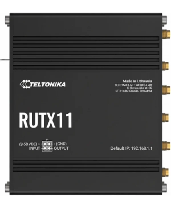 Teltonika RUTX11 Ασύρματο Router Wi‑Fi 5 με 4 Θύρες Gigabit RUTX11240000