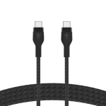 Belkin Braided USB 2.0 Cable USB-C male - USB-C 60W PD Μαύρο 2m CAB011BT2MBK - Image 3