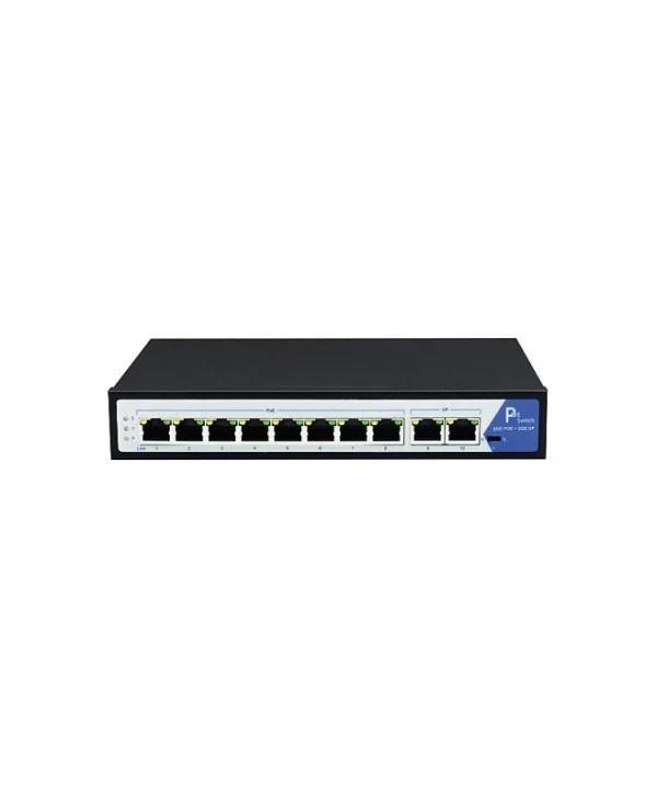 Value 21.99.1195 Managed L2 PoE+ Switch με 10 Θύρες Gigabit (1Gbps) Ethernet