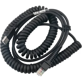 Datalogic Usb 2.0 Τύπου A Ελατηριωτό Coiled Καλώδιο 5 M Μαύρο Mpn 90a052289 Sku 21325444 Ean 5704174024774 90A052289