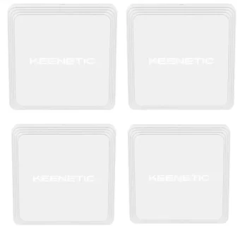 Keenetic KN-3510-41EN Access Point με Mesh Wi‑Fi 6 Dual Band (2.4 & 5GHz) Τετραπλό Kit