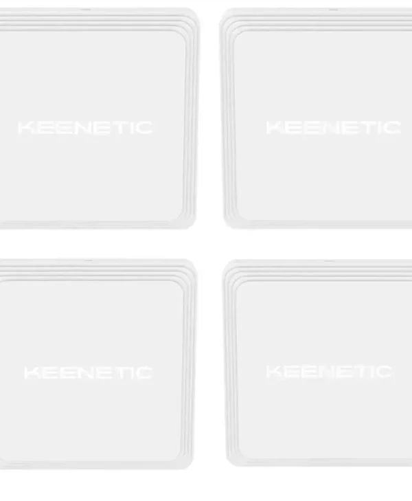 Keenetic KN-3510-41EN Access Point με Mesh Wi‑Fi 6 Dual Band (2.4 & 5GHz) Τετραπλό Kit