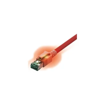 Sacon S/FTP Cat.6a (Gigabit) Καλώδιο Δικτύου Ethernet 2m Κόκκινο CS1ORADAD0020