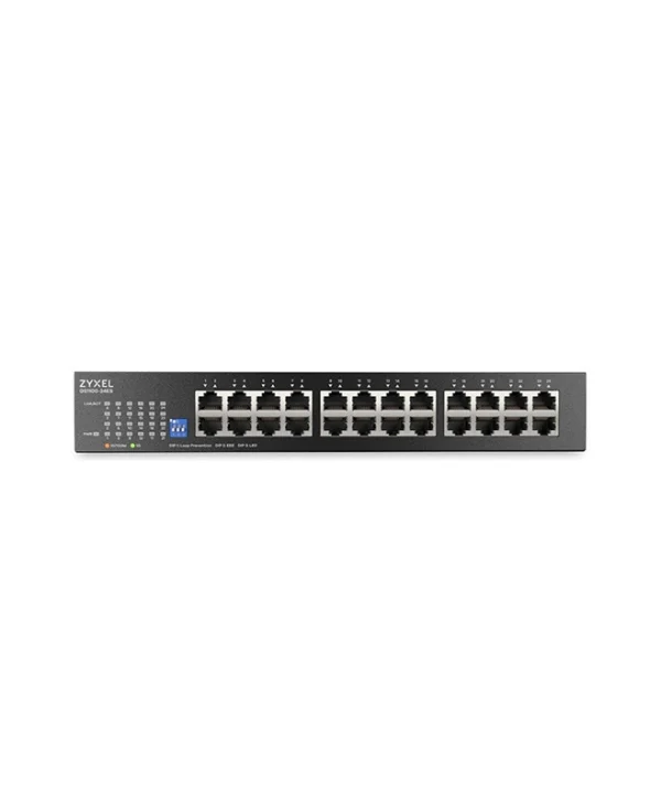Zyxel GS1100-24ES Unmanaged Switch με 24 Θύρες Gigabit (1Gbps) Ethernet GS1100-24ES-EU0101F