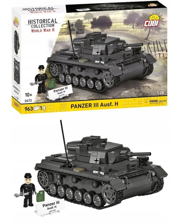 Cobi Τουβλάκια Panzer III για 10+ Ετών 963τμχ COBI-2672