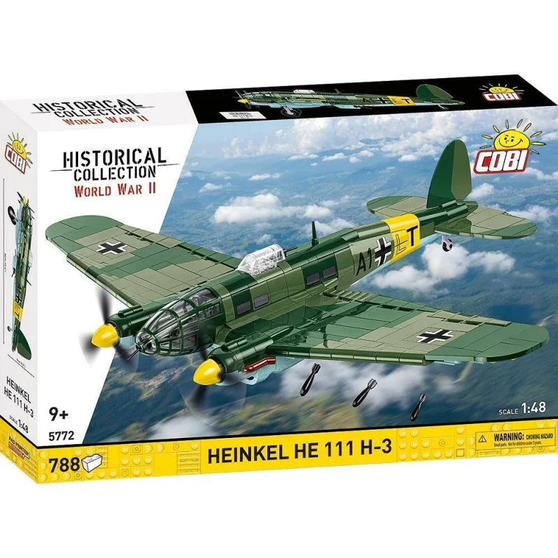1 Cobi Τουβλάκια Klocki Heinkel HE 111 H-3 για 9+ Ετών 788τμχ COBI-5772 - Image 1