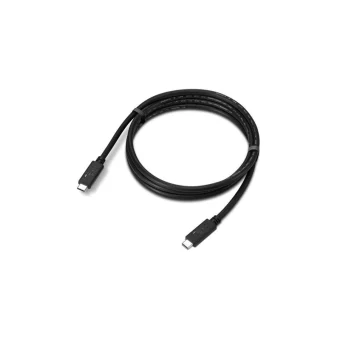 Lenovo USB 4 Video Cable USB-C male - USB-C PD Μαύρο 1.5m 4X91U92143