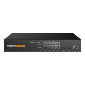 Yealink RCH80 Managed L2 PoE+ Switch με 8 Θύρες Gigabit (1Gbps) Ethernet 1303227
