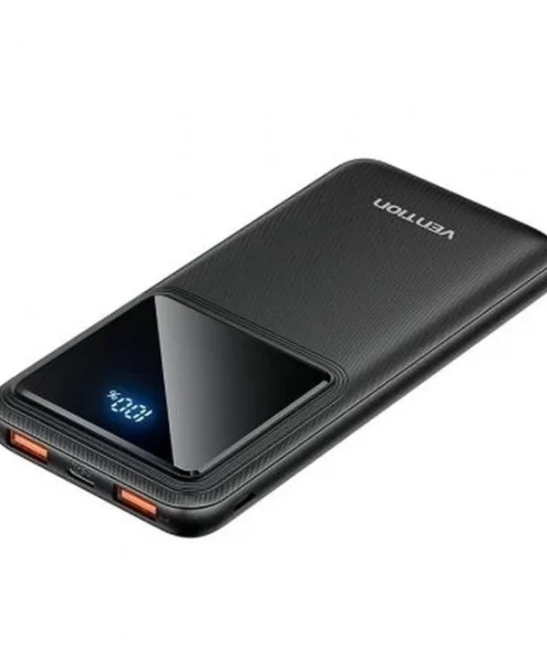 Vention Power Bank 10000mAh 22.5W με 2 Θύρες USB-A και Θύρα USB-C Quick Charge 3.0 / Power Delivery Μαύρο FHKB0