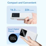 Vention Power Bank 10000mAh 22.5W με 2 Θύρες USB-A και Θύρα USB-C Quick Charge 3.0 / Power Delivery Μαύρο FHKB0 - Image 6