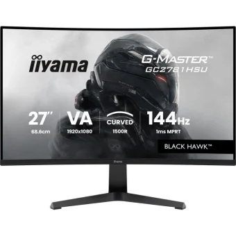 Iiyama G-Master VA Curved Gaming Monitor 27" FHD 1920x1080 144Hz με Χρόνο Απόκρισης 1ms GTG GC2781HSU-B1