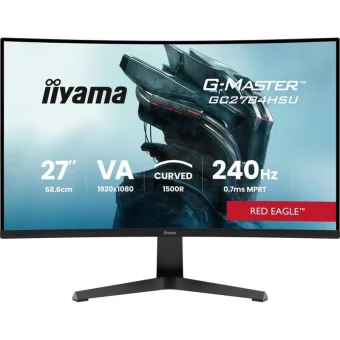 Iiyama G-Master VA Curved Gaming Monitor 27" FHD 1920x1080 240Hz με Χρόνο Απόκρισης 0.7ms GTG GC2784HSU-B1