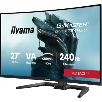 Iiyama G-Master VA Curved Gaming Monitor 27" FHD 1920x1080 240Hz με Χρόνο Απόκρισης 0.7ms GTG GCB2784HSU-B1