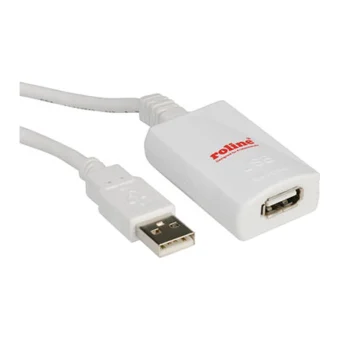 Roline USB 2.0 Cable USB-A male - USB-A female 5m (12.04.1088)
