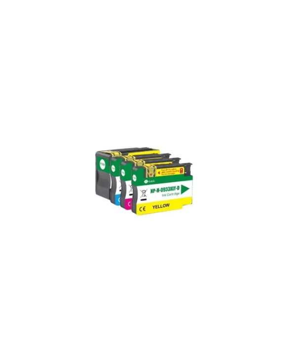 G&G Συμβατό Μελάνι Εκτυπωτή InkJet HP Hp 932xl/933xl 14ml Μαύρο 4τμχ 14794