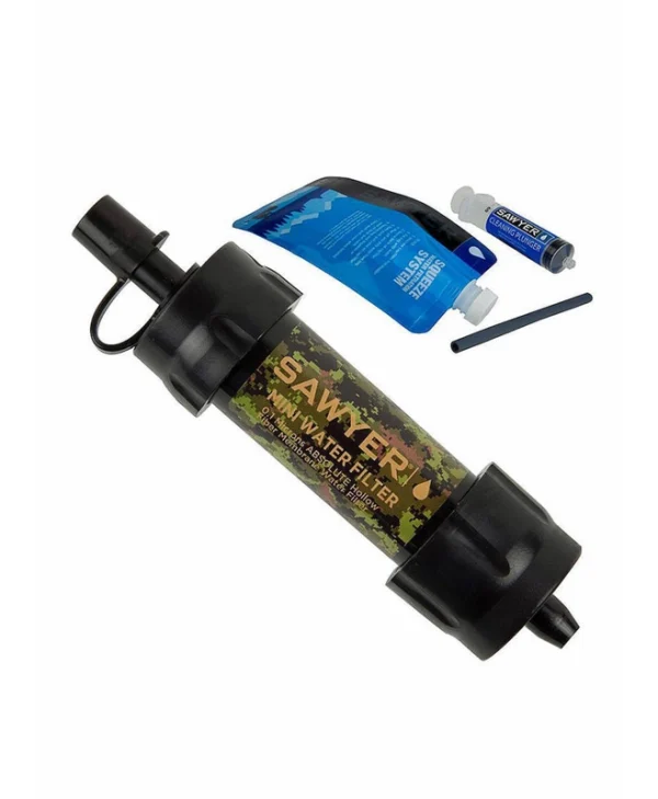 Sawyer Mini Water Filtration System Camo Water Filter 16957