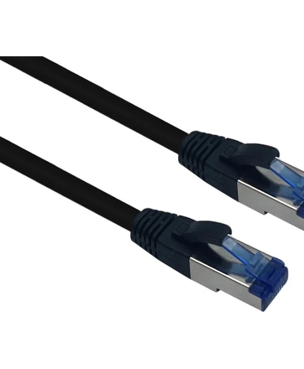 LogiLink S/FTP Cat.6a (Gigabit) Καλώδιο Δικτύου Ethernet 50m Μαύρο 205590