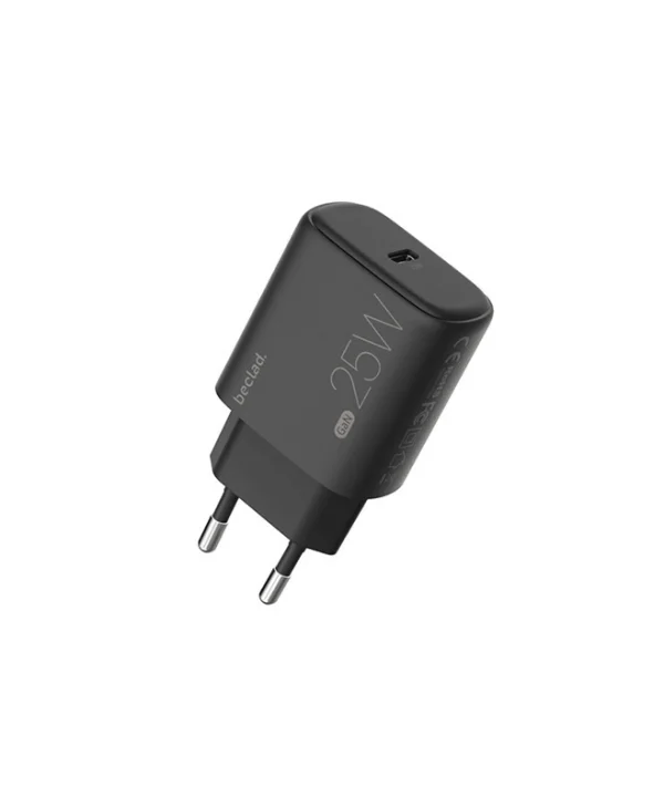 Beclad Φορτιστής Χωρίς Καλώδιο GaN με Θύρα USB-C 25W Power Delivery Μαύρος (BE-PT625BG)