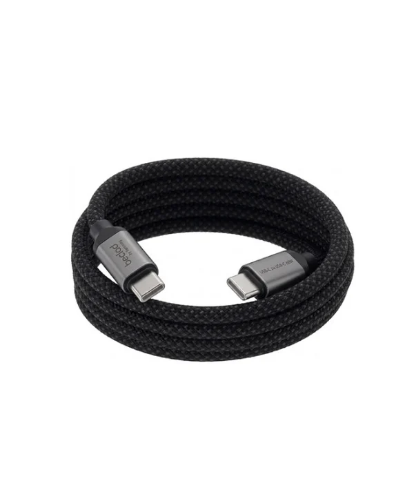 Adaptec USB 2.0 Cable USB-C male - USB-C 60W Μαύρο BE-PC460BG