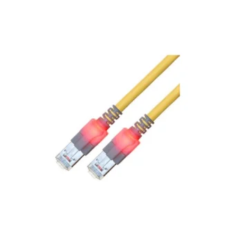 Sacon S/FTP Cat.6 (Gigabit) Καλώδιο Δικτύου Ethernet 1m Κίτρινο CS1OYCDCD0010