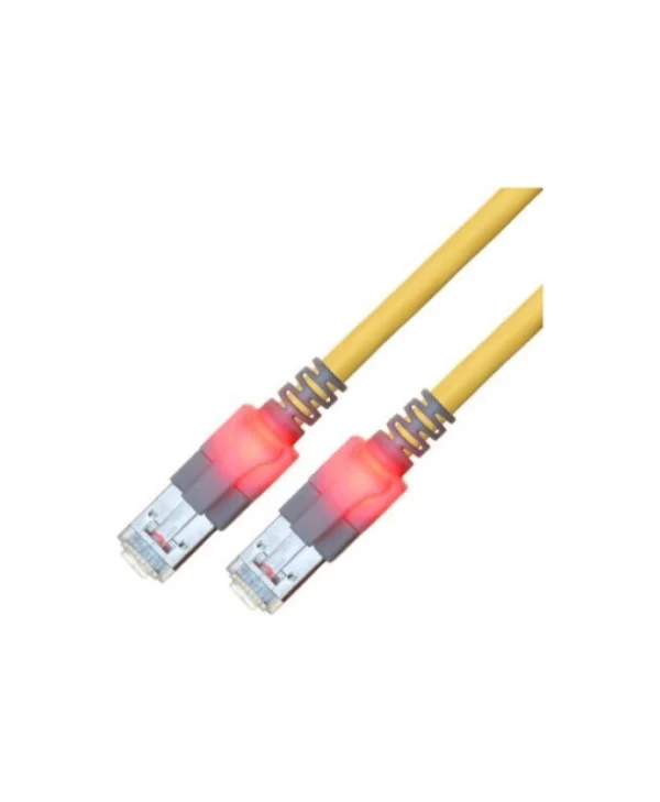 Sacon S/FTP Cat.6 (Gigabit) Καλώδιο Δικτύου Ethernet 1m Κίτρινο CS1OYCDCD0010