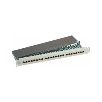 EFB Patch Panel για Rack 1U 19" 24 Θυρών Μαύρο 37667SW.1M