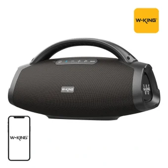 W-King X20 Αδιάβροχο Ηχείο Bluetooth 200W με Διάρκεια Μπαταρίας έως 24 ώρες Μαύρο X20-BLK