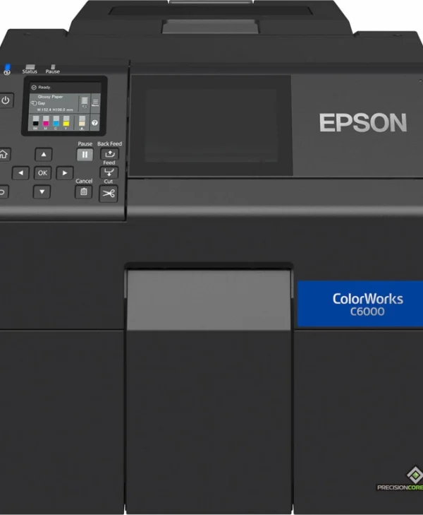 Epson Colorworks Εκτυπωτής Ετικετών Inkjet Ethernet C31CH76102MK