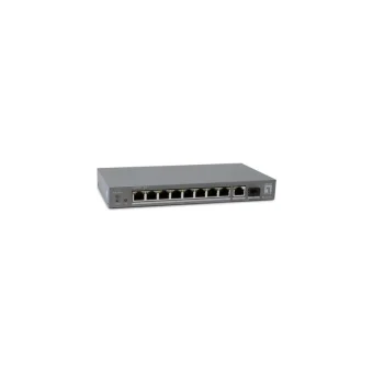 Level One GEP-1011 Unmanaged L2 PoE+ Switch με 10 Θύρες Gigabit (1Gbps) Ethernet και 1 SFP Θύρα