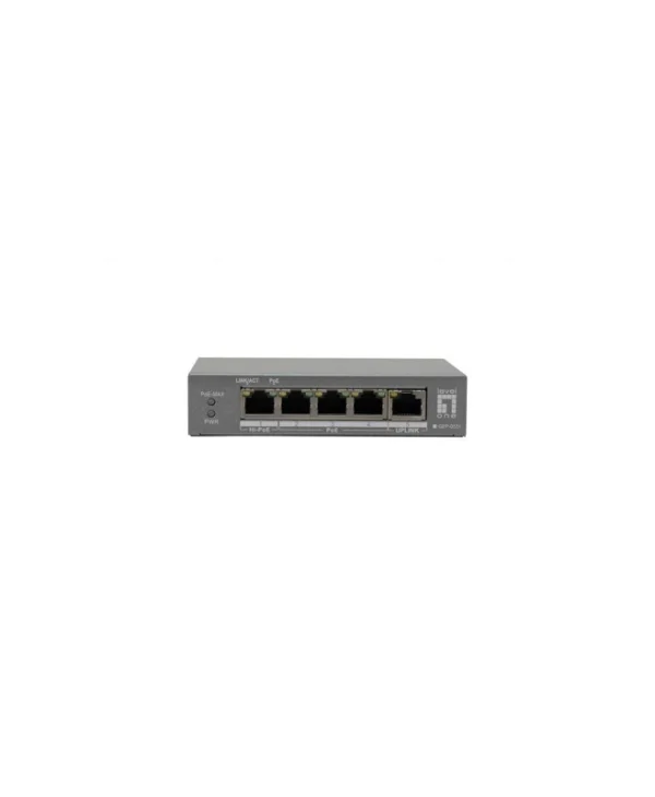 Level One GEP-0531 Unmanaged L2 PoE+ Switch με 5 Θύρες Gigabit (1Gbps) Ethernet και 5 SFP Θύρες