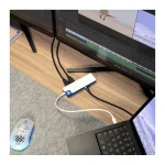 Targus HyperDrive Flex USB-C Docking Station με HDMI 4K PD και σύνδεση 2 Οθονών Λευκό HD4103BUGL - Image 2