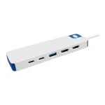 Targus HyperDrive Flex USB-C Docking Station με HDMI 4K PD και σύνδεση 2 Οθονών Λευκό HD4103BUGL - Image 3