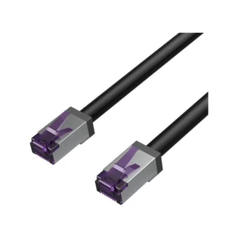Shiverpeaks S/FTP Cat.6a (Gigabit) Καλώδιο Δικτύου Ethernet 0.25m Μαύρο FL31-28005