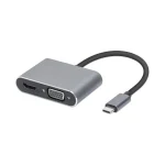 iBox USB-C Docking Station με HDMI 4K PD και σύνδεση 2 Οθονών Γκρι IUHCHDVGA - Image 2