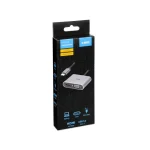 iBox USB-C Docking Station με HDMI 4K PD και σύνδεση 2 Οθονών Γκρι IUHCHDVGA - Image 5