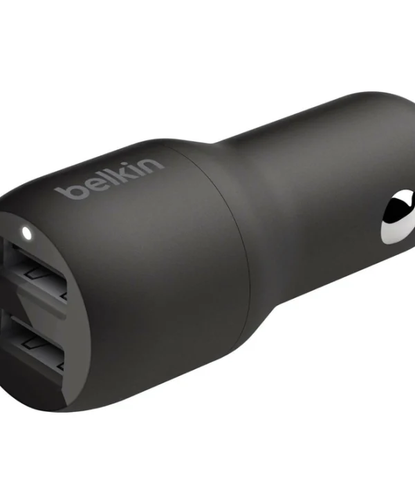 Belkin Φορτιστής Αυτοκινήτου 24W 4.8A με Θύρες: 2xUSB Μαύρος CCB001BTBK