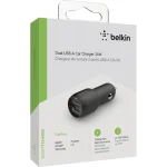 Belkin Φορτιστής Αυτοκινήτου 24W 4.8A με Θύρες: 2xUSB Μαύρος CCB001BTBK - Image 7