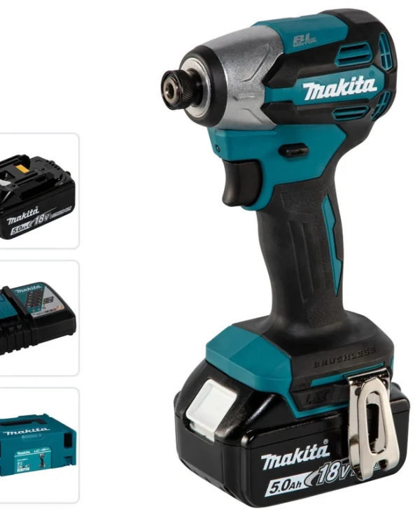 Makita DTD158RTJ Κρουστικό Δραπανοκατσάβιδο Μπαταρίας Brushless 18V 2x5Ah