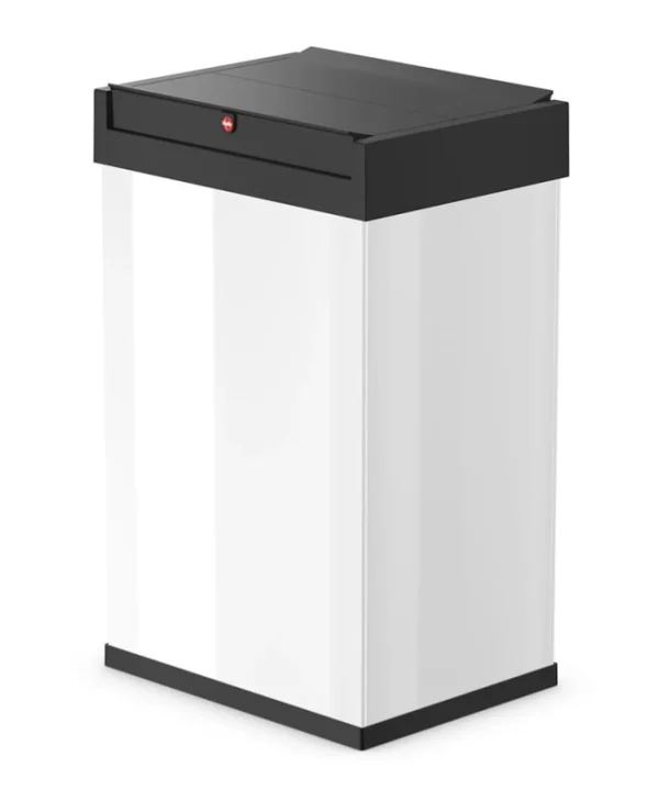 Hailo Κάδος Απορριμμάτων Πλαστικός Λευκός 35lt 8401310