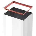 Hailo Κάδος Απορριμμάτων Πλαστικός Λευκός 35lt 8401310 - Image 4