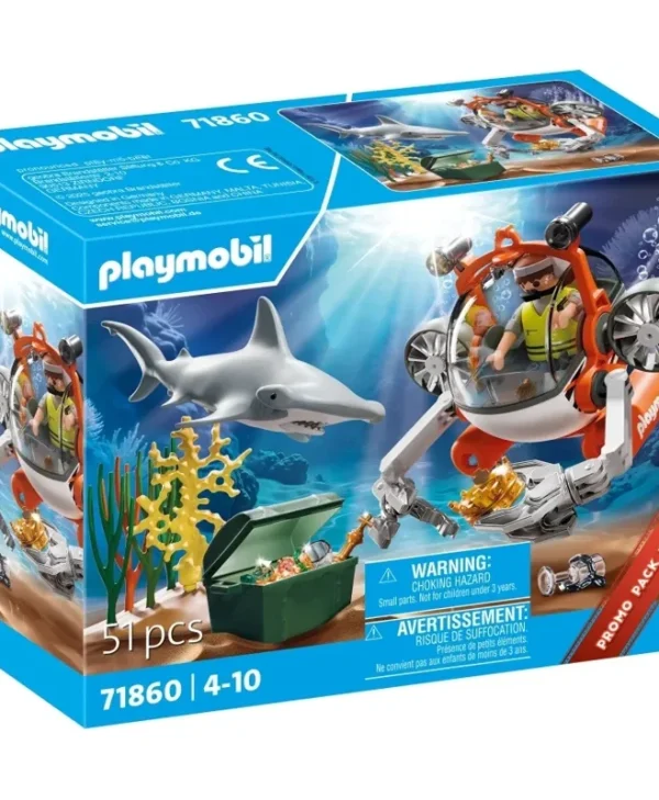 Playmobil Υποβρύχιο Κυνήγι Θησαυρού για 4-10 ετών 71860