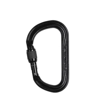 Petzl Vulcan Screw-lock Locking Carabiner Black 0000848900000035
