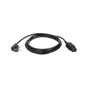 Bachmann Schuko - IEC C19 Cable 3m Μαύρο 352.175